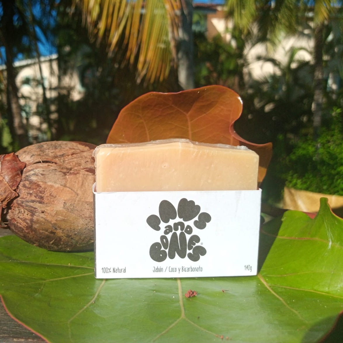 Champú Sólido Antiséptico Bicarbonato + Coco (Paws & Bones)