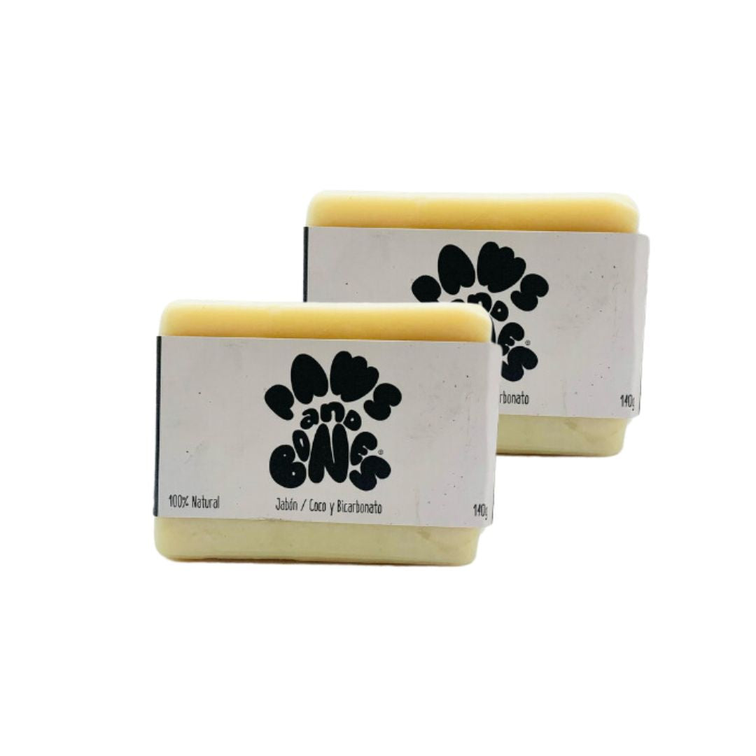 Champú Sólido Antiséptico Bicarbonato + Coco (Paws & Bones)